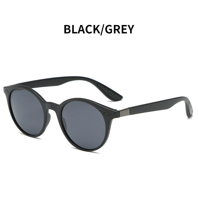 PROUD DEMON Fashion Men Women Classic Retro Rivet Polarized Sunglasses Lighter Design Oval Frame UV400 Protection Gafas De Sol