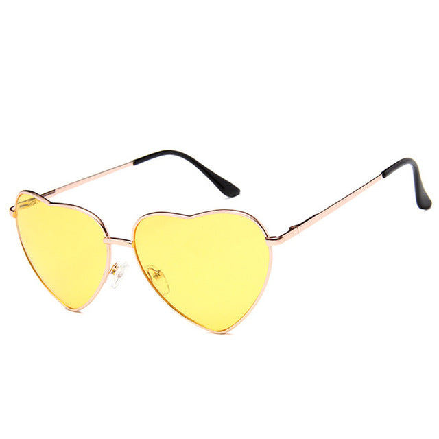 LeonLion 2019 Vintage Heart Sunglasses Women Brand Designer Candy Color Gradient Sun Glasses Outdoor Goggles Party Oculos De Sol