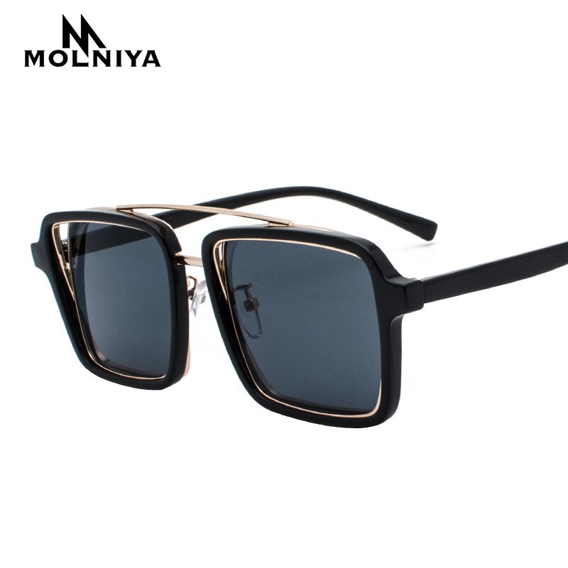 2019 Oversized Men Square Sunglasses Luxury Brand Women Sun Glasses Male Gafas de sol female sunglasses Optics Frame