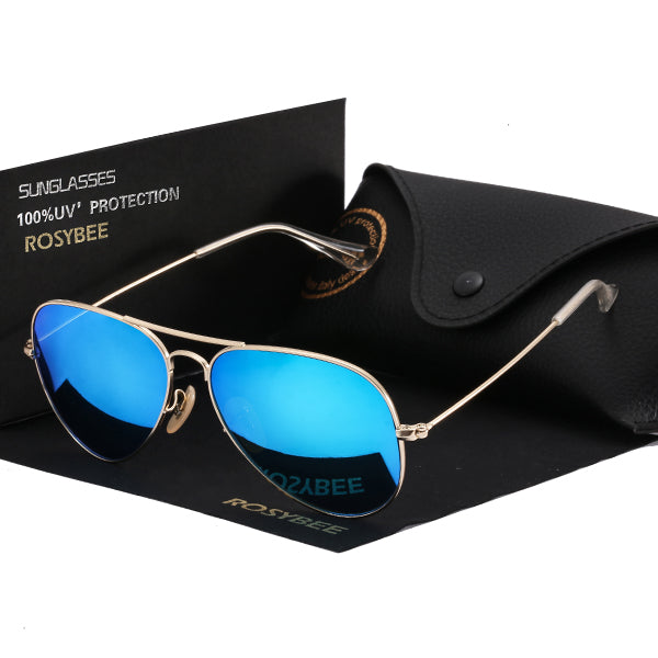 High Quality G15 Glass Lens women men Sunglasses uv400 aviation brand classic mirror male oculos vintage banned man sun Glasses